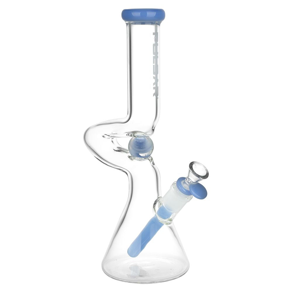 Pulsar Kinked Marble Glass Beaker Water Pipe