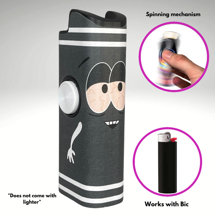 Fidget Spinner Lighter Case (Towelie)