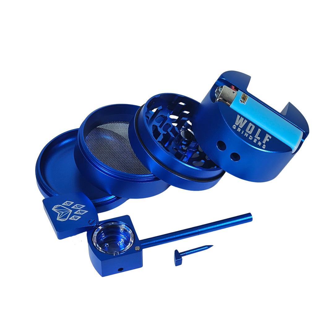 Combo Crusher Wolf grinders Blue Parts