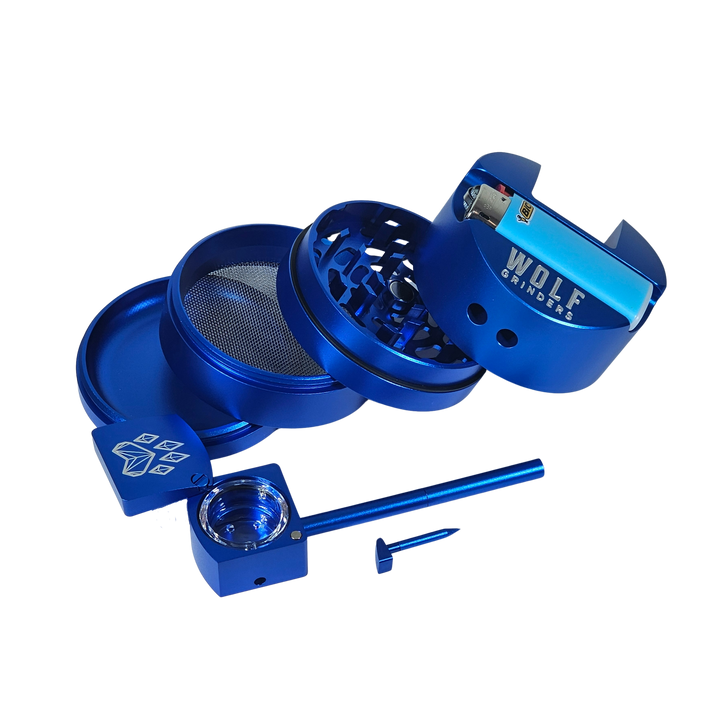 Combo Crusher Wolf grinders Blue Parts