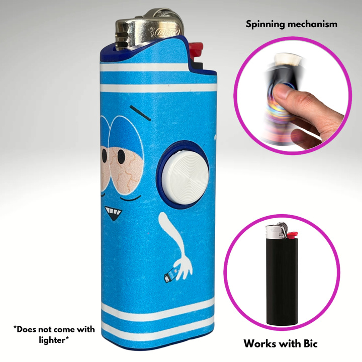 Fidget Spinner Lighter Case (Towelie)