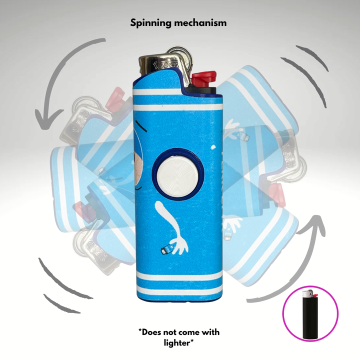 Fidget Spinner Lighter Case (Towelie)
