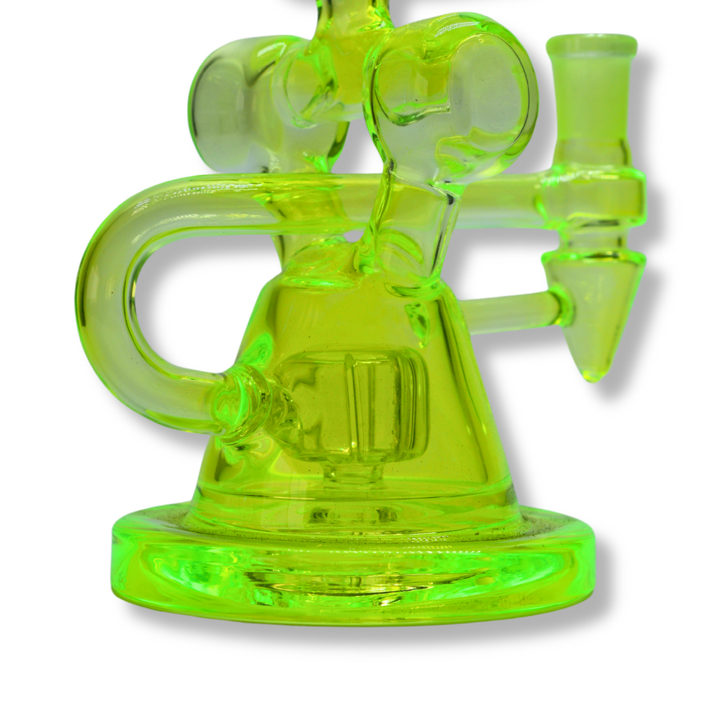 Slime Green Machine Recycler Rig close up