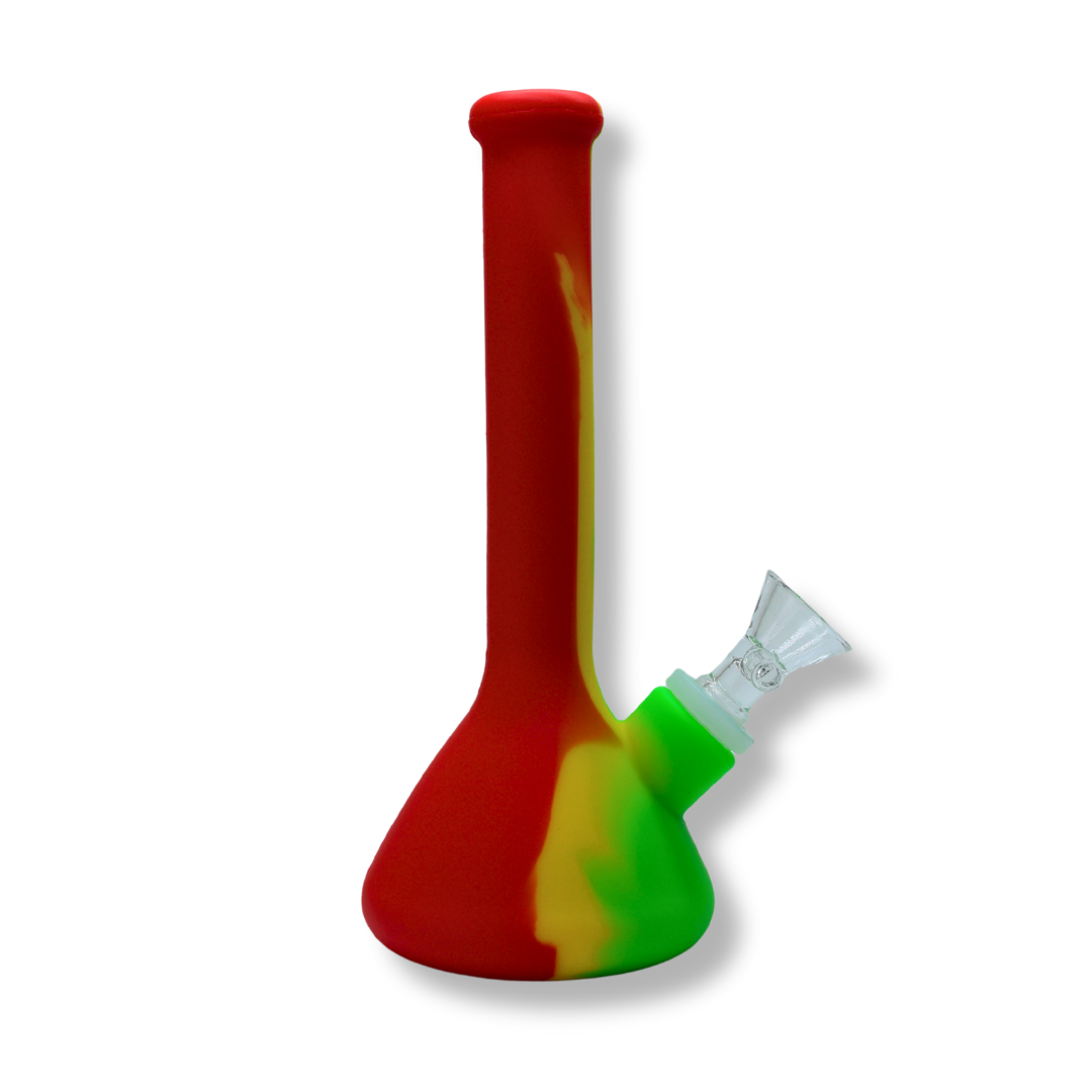 Mini Rasta Silicone Beaker side view