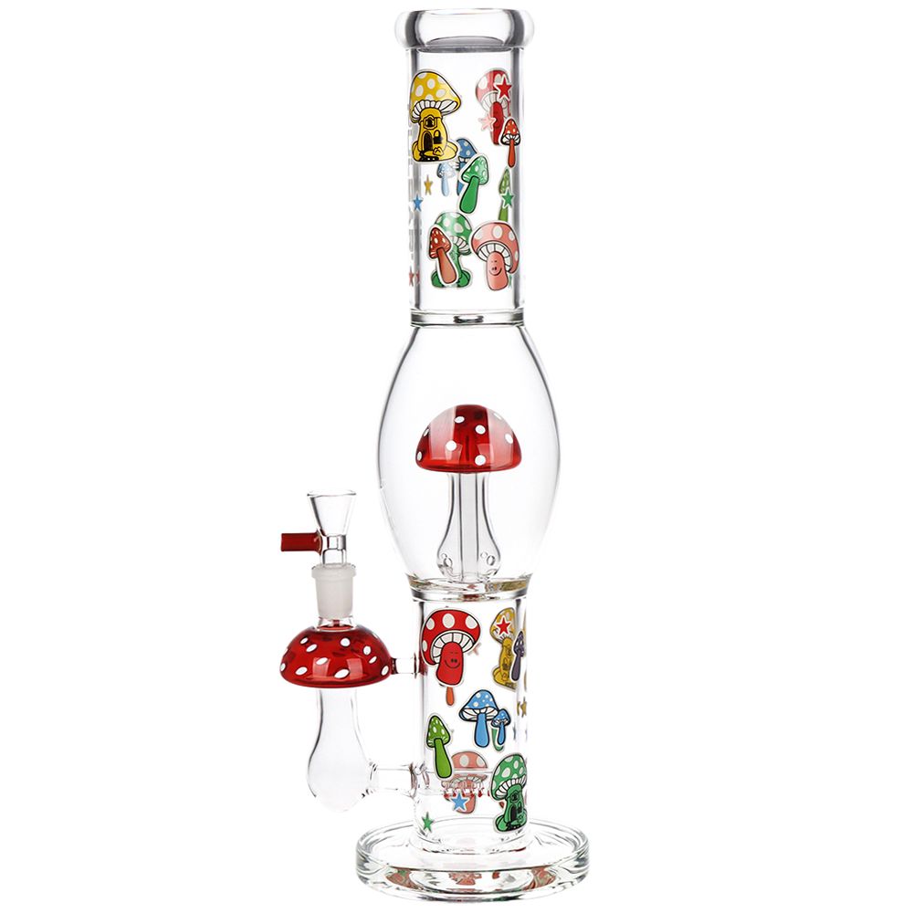Pulsar Shroom Shenanigans Glass Water Pipe