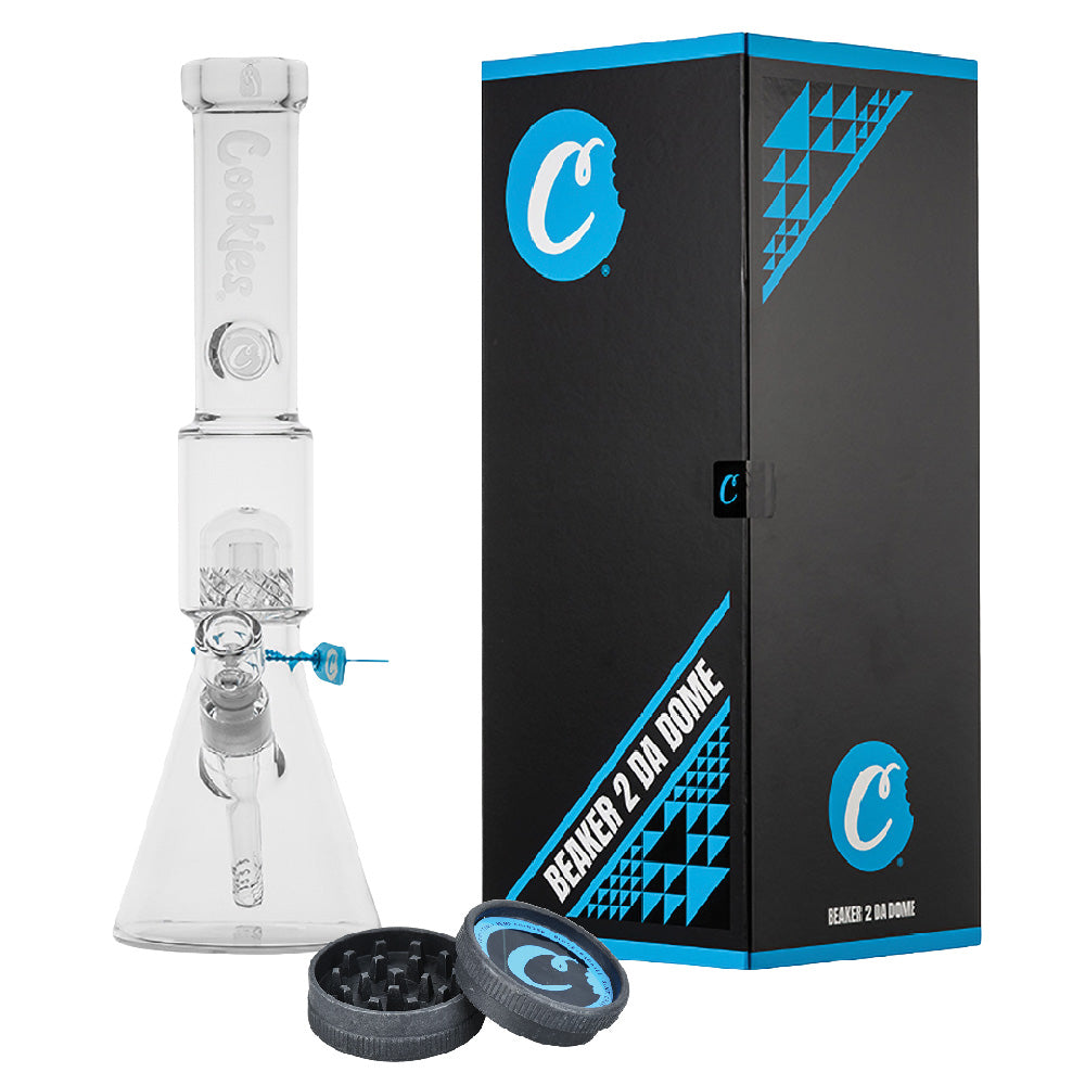 Cookies 2 Da Dome Beaker Glass Water Pipe w/ Perc