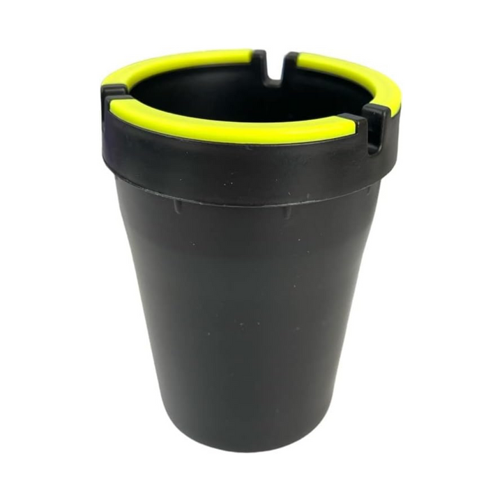 Car Ash Tray black and neon yellow