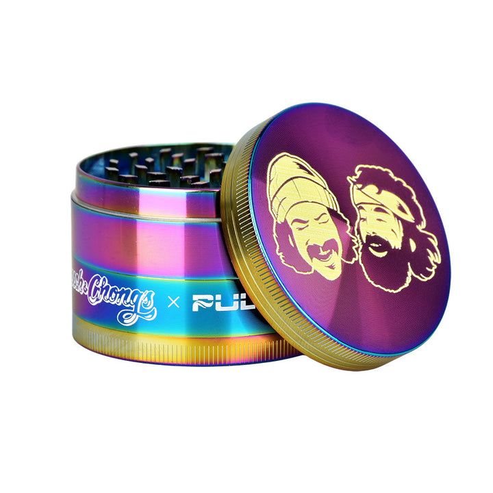 Cheech & Chong's™ x Pulsar Rainbow Metal Grinder (4 Piece)