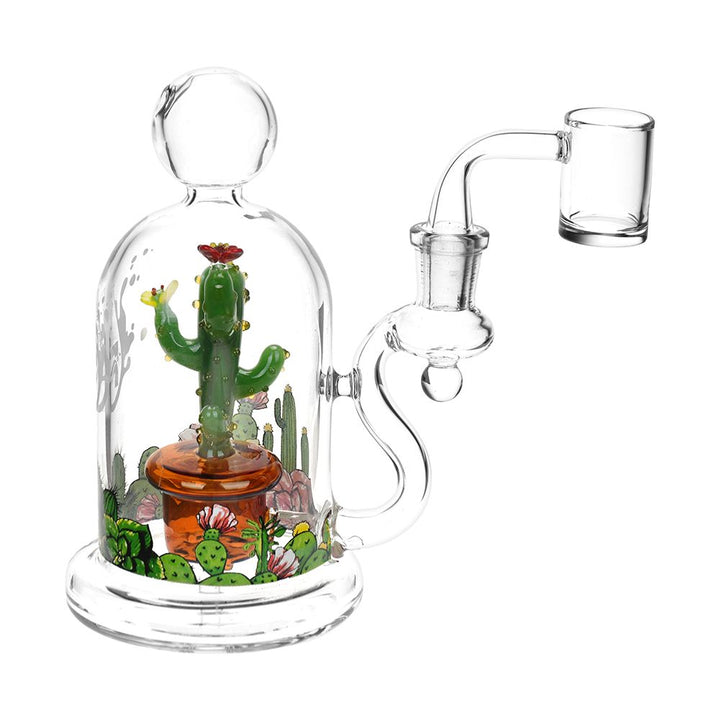 Cactus Terrarium Glass Dab Rig