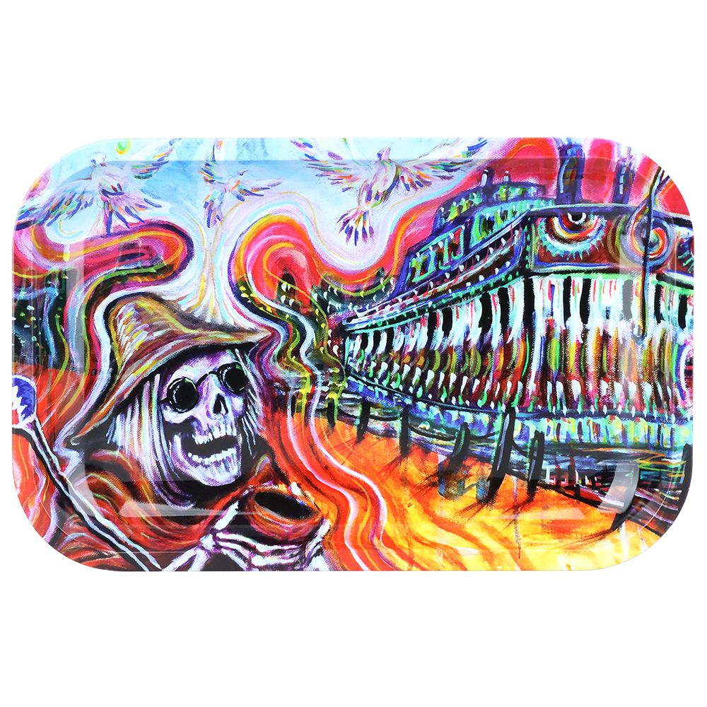 Grateful Dead x Pulsar Metal Rolling Tray - Steamboat