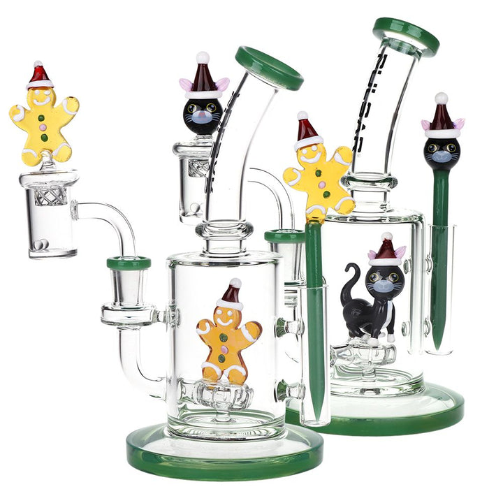 Holidaze Series Glass Dab Rig Set