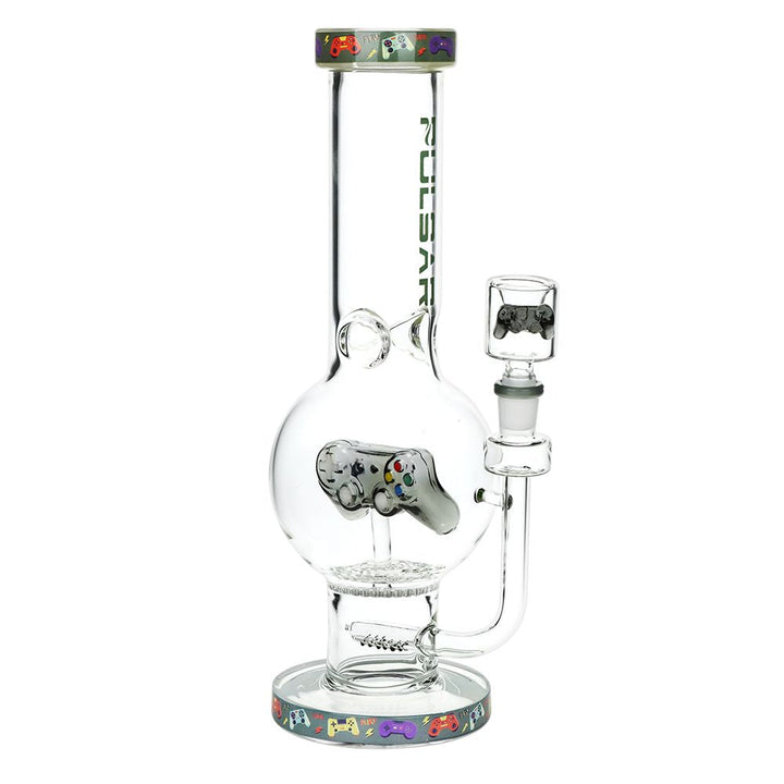 Pulsar Game Time Bubble Base Glass Water Pipe