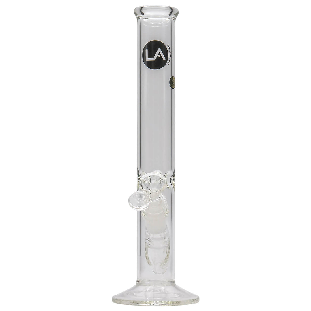 LA Pipes 12" Clear Straight Shot Bong
