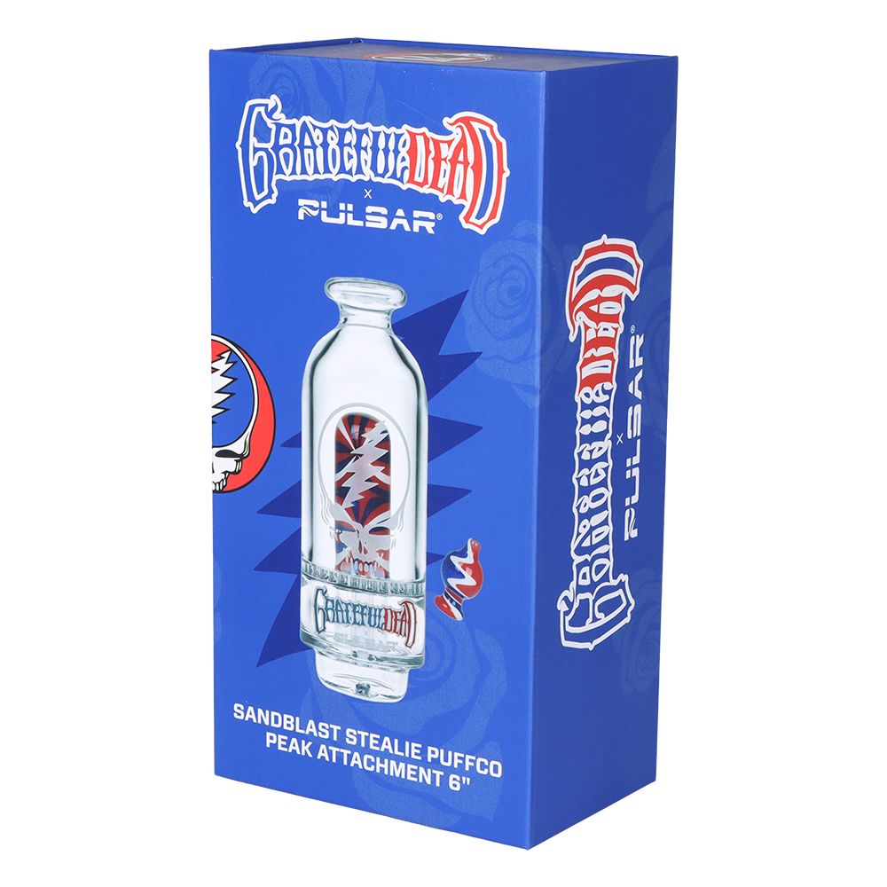 Grateful Dead x blast Stealie Attachment Set for Puffco Peak 6"
