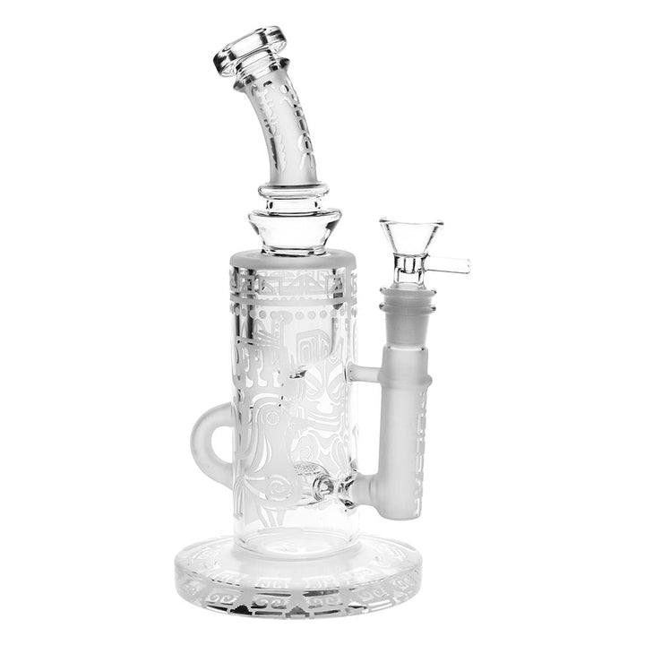 Pulsar Ancient Designs Sandblasted Klein Recycler Glass Water Pipe