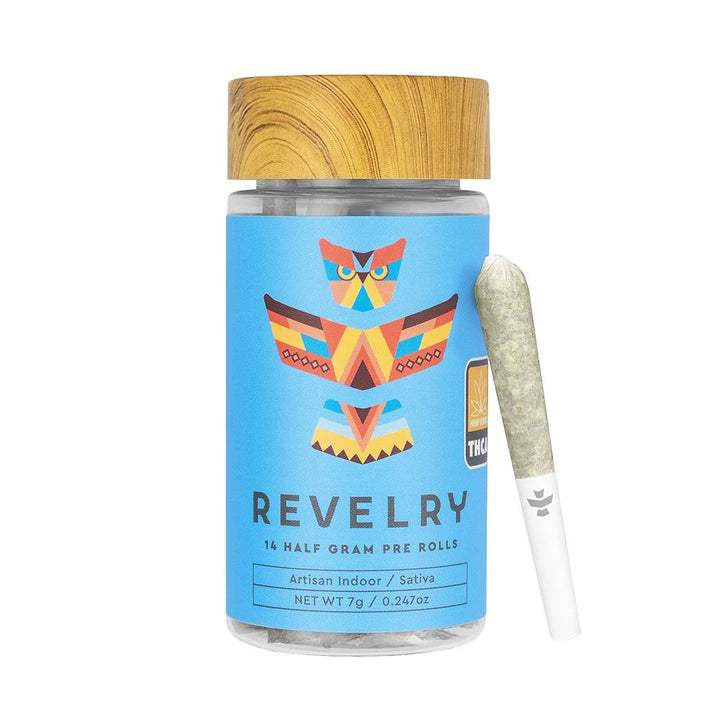 Revelry Premium Indoor THCA Pre-Rolls | 0.5g (14 Pack)