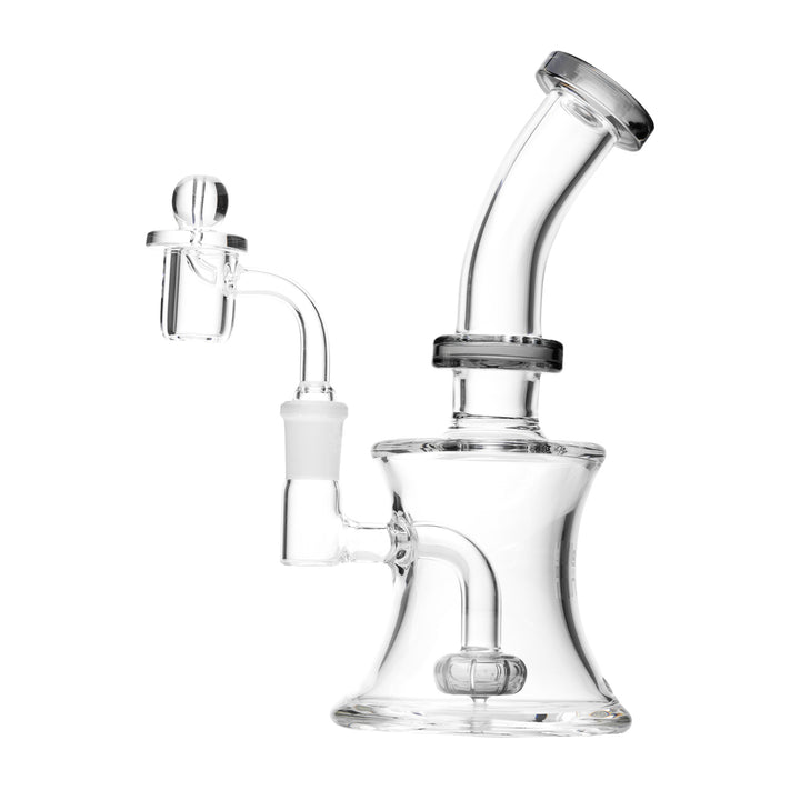 Human Grade 8" Oil Can Dab Rig (Smoke)