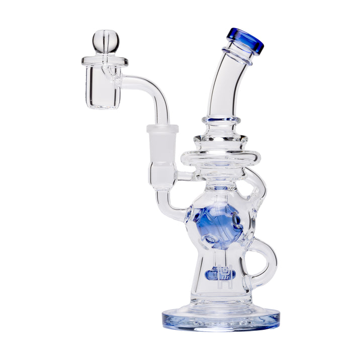 Human Grade 7" Swiss Dab Rig (Blue)