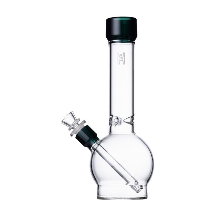 Human Grade 12" Ball Water Pipe (Lake Green)
