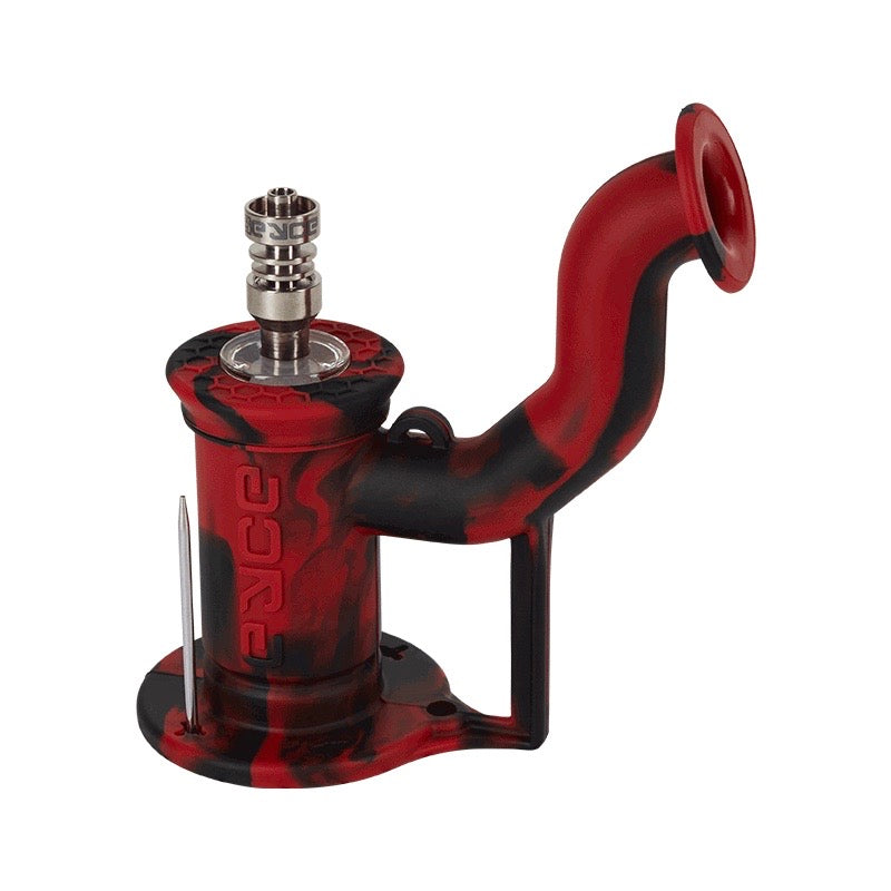 eyce indestructible silicone dab rig 2.0 red