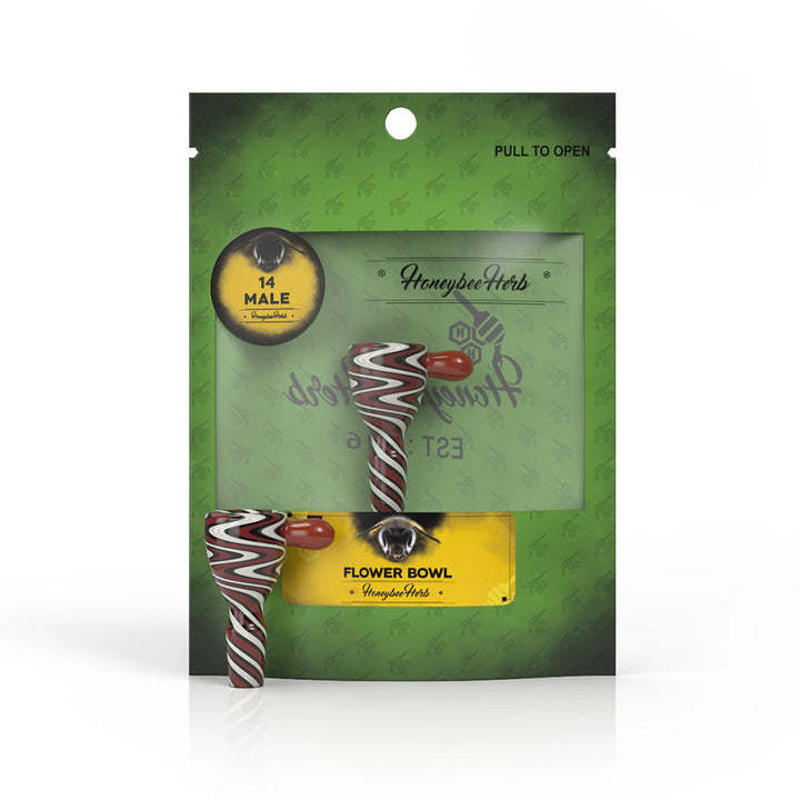 Wig Wag Glass Flower Bowl