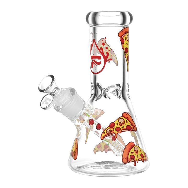 Pizza Glass Beaker Water Pipe
