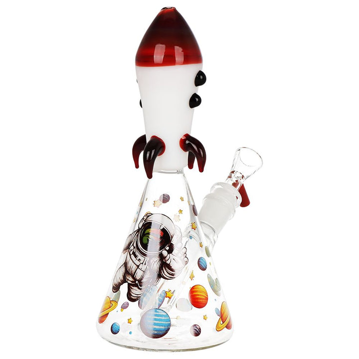 Pulsar Rocket Ship Glass Water Pipe