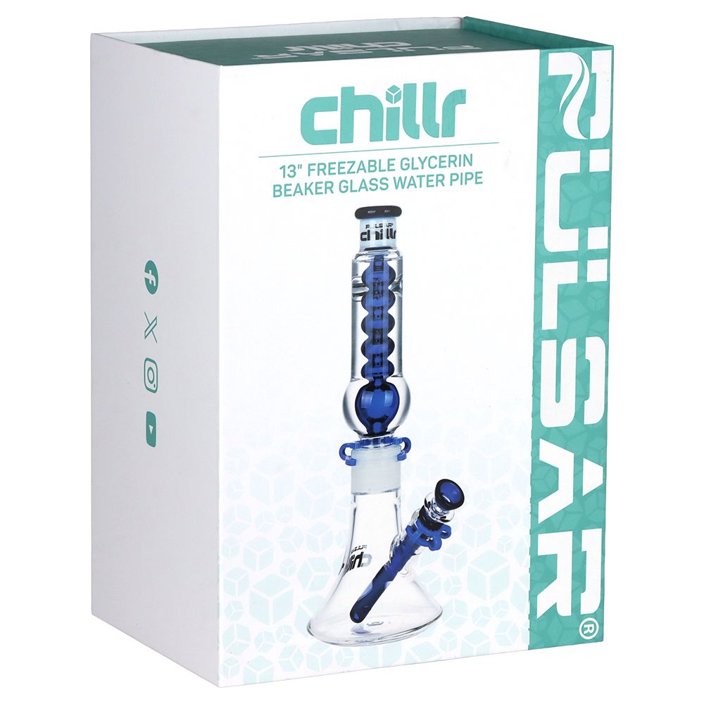 Pulsar Chillr Glycerin Beaker Glass Water Pipe