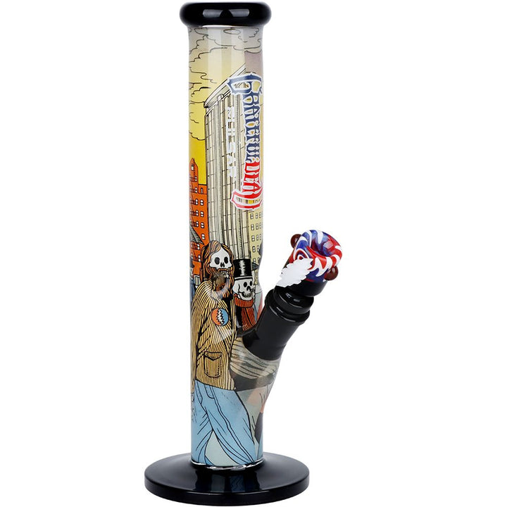The Grateful Dead x Pulsar Inside Print Straight Tube Glass Water Pipe