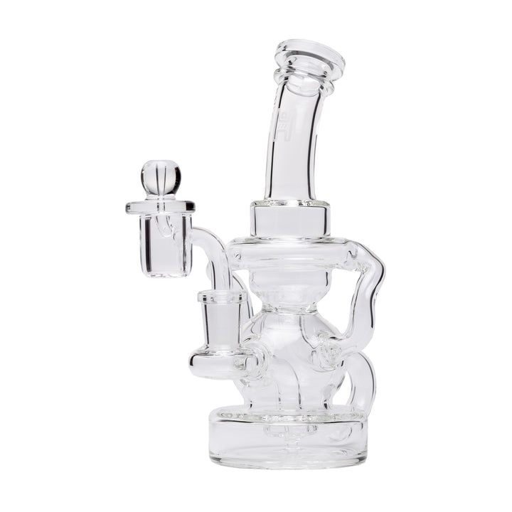Human Grade Stubby Klein Recycler Dab Rig (Clear)
