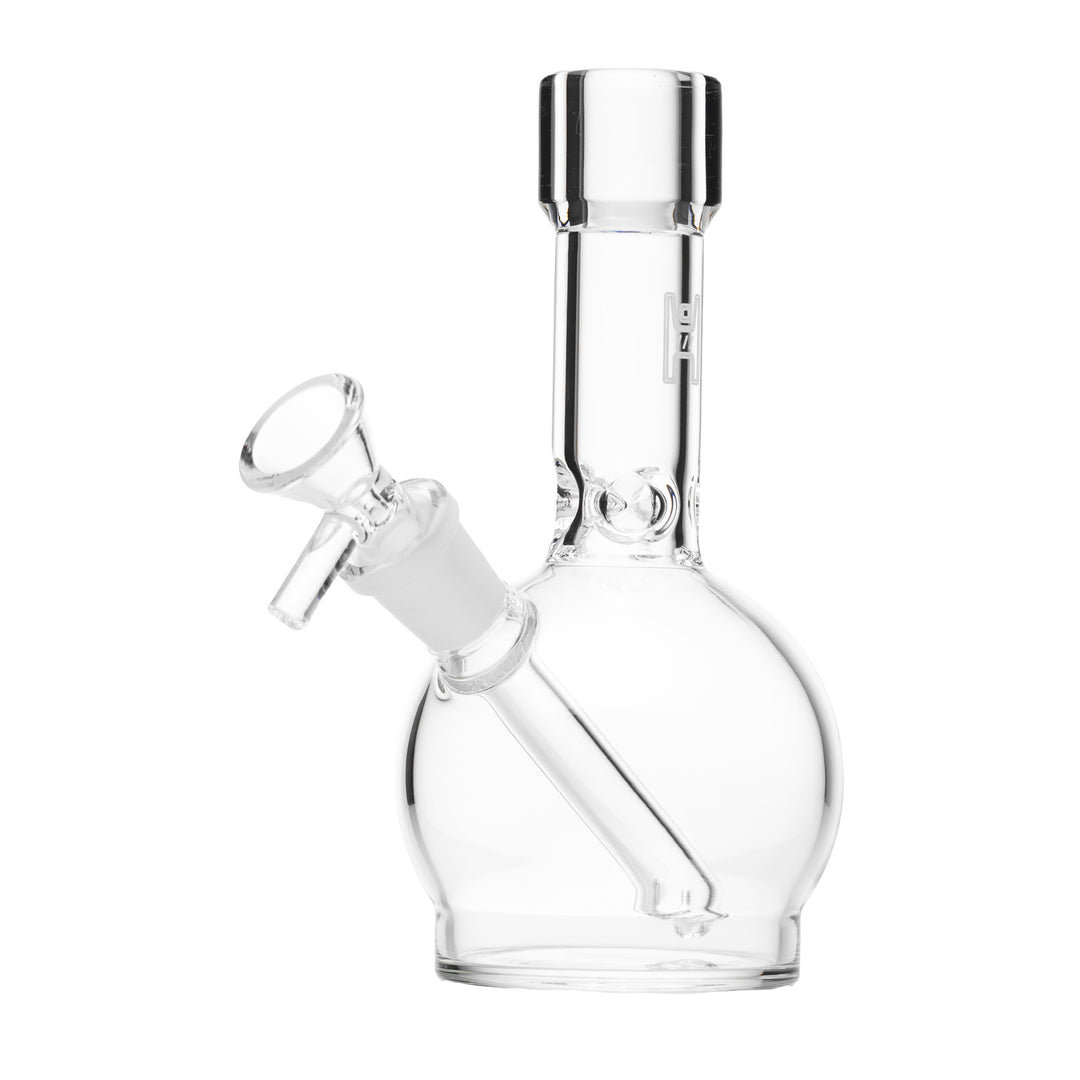 Human Grade 6" Ball Water Pipe (Clear)