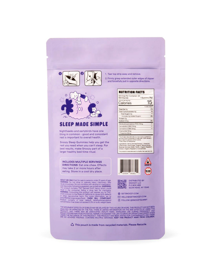 Snoozy Sleep with Benefits- Extra Strength