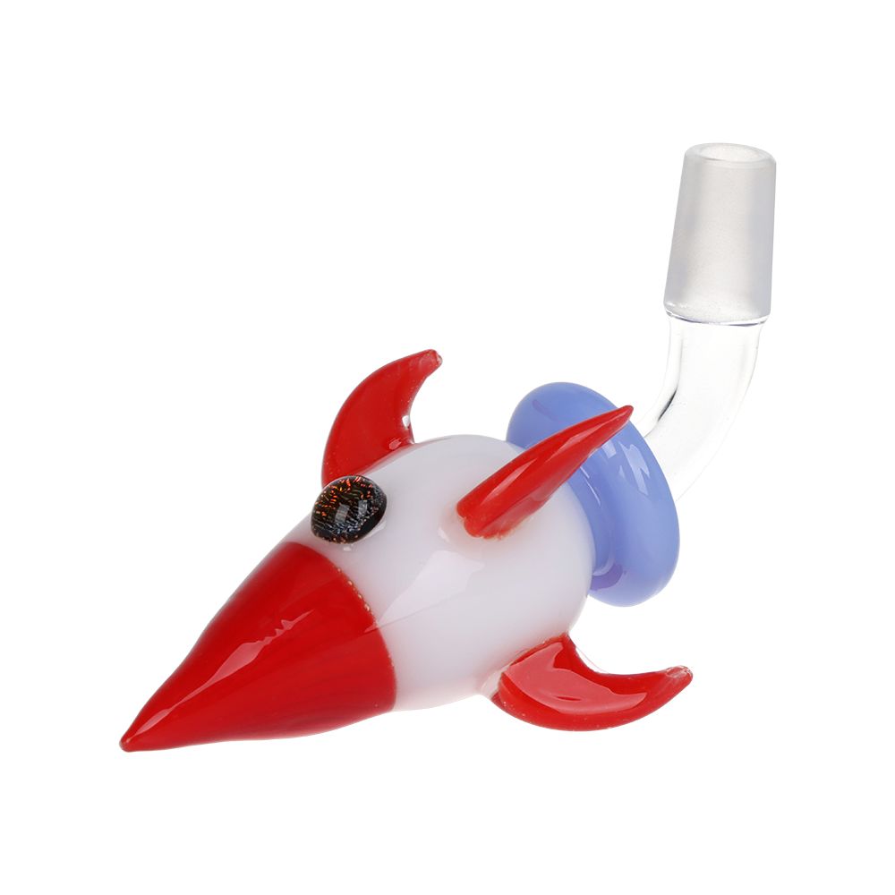 Rocketship Glass Water Pipe