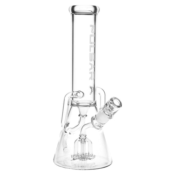 Quad-Arm Mini Perc Recycler Beaker Water Pipe