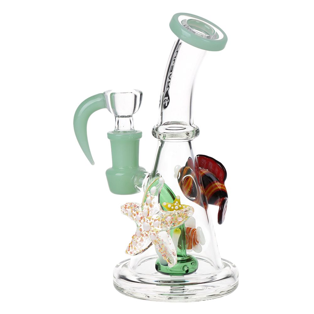 Pulsar Just Keep Swimming Glass Water Pipe - 6.5" / 14mm F
