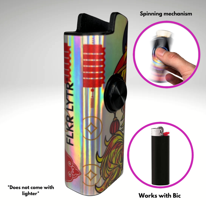 Fidget Spinner Lighter Case (Year of The Fire Pony)