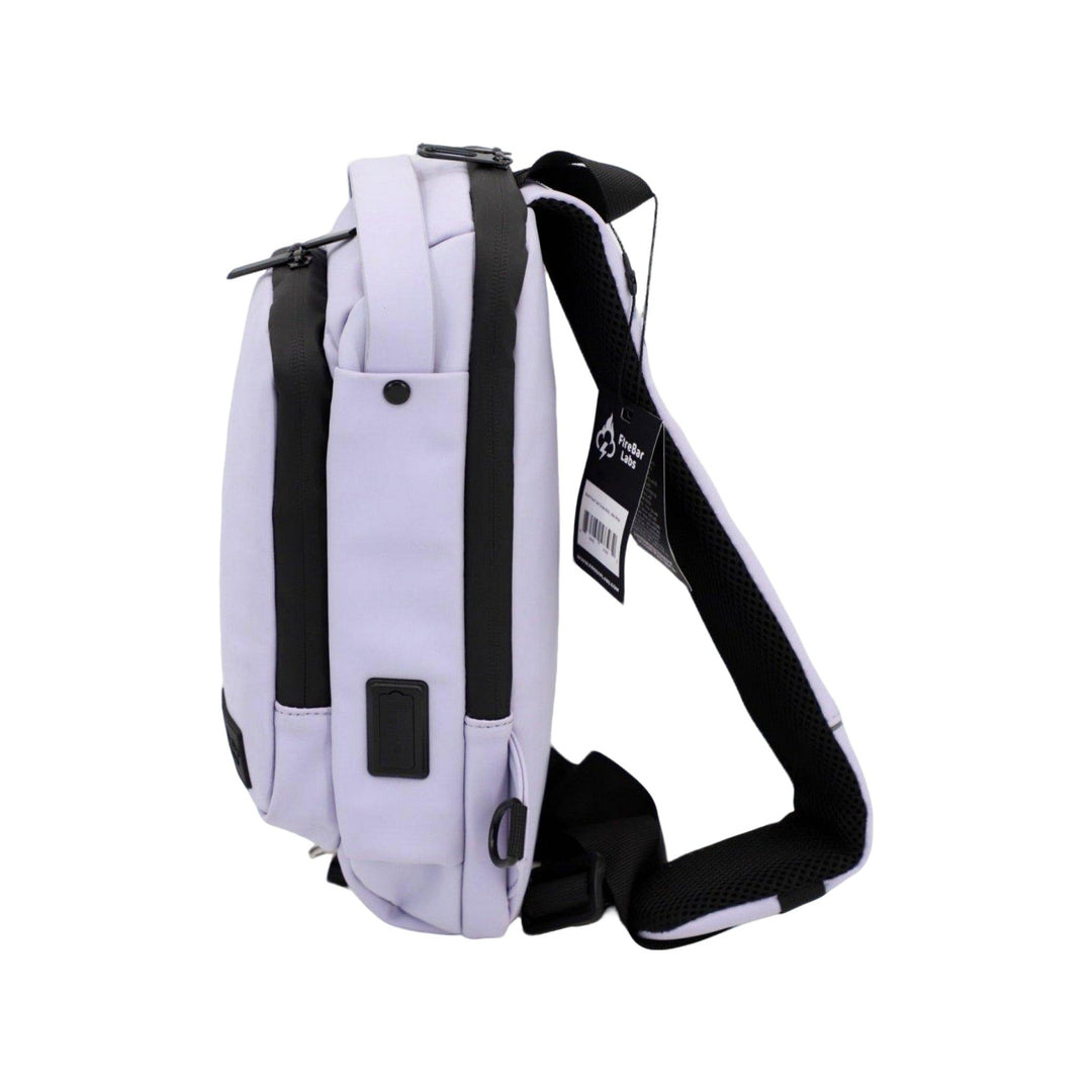 Executive Tech Smell Proof Crossbody w/USB-C Fast Charge Port + Hidden Lock (FireBar Labs x PBAL)
