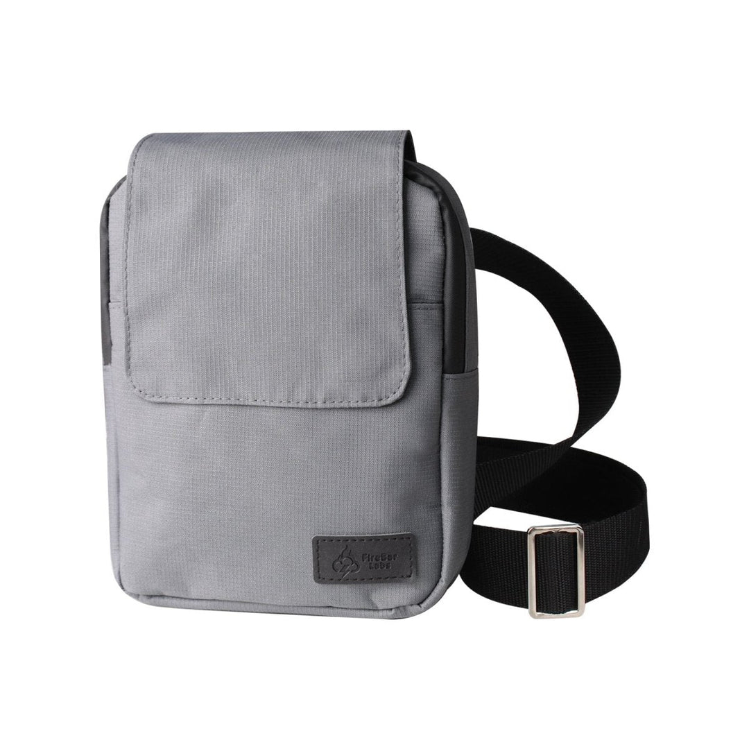 Essential Smell Proof Messenger Bag - Fashionable, Discreet + Hidden Lock (FireBar Labs x PBAL)