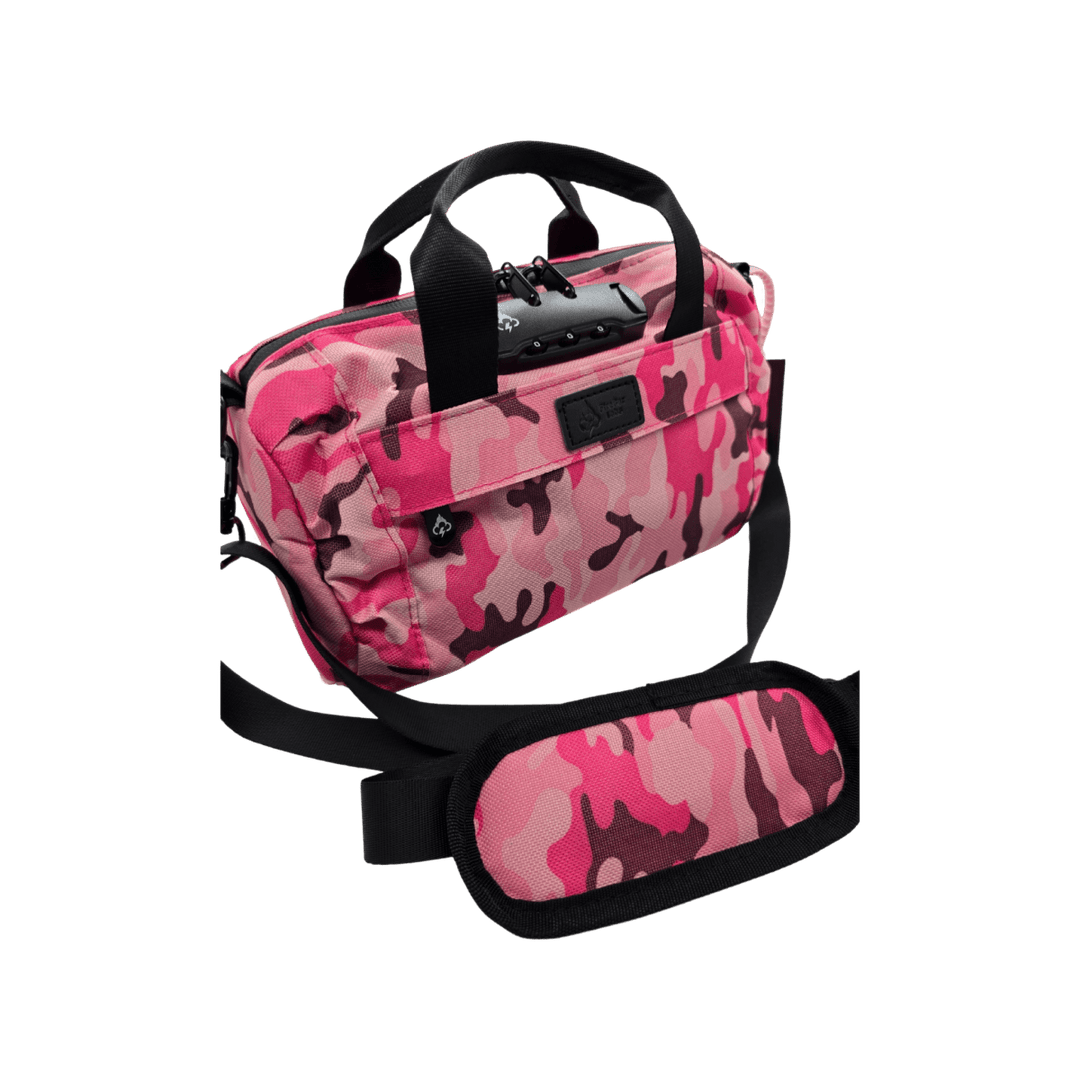Essential Smell Proof Mini Duffle Bag - Fashionable, Discreet + Hidden Lock (FireBar Labs x PBAL)
