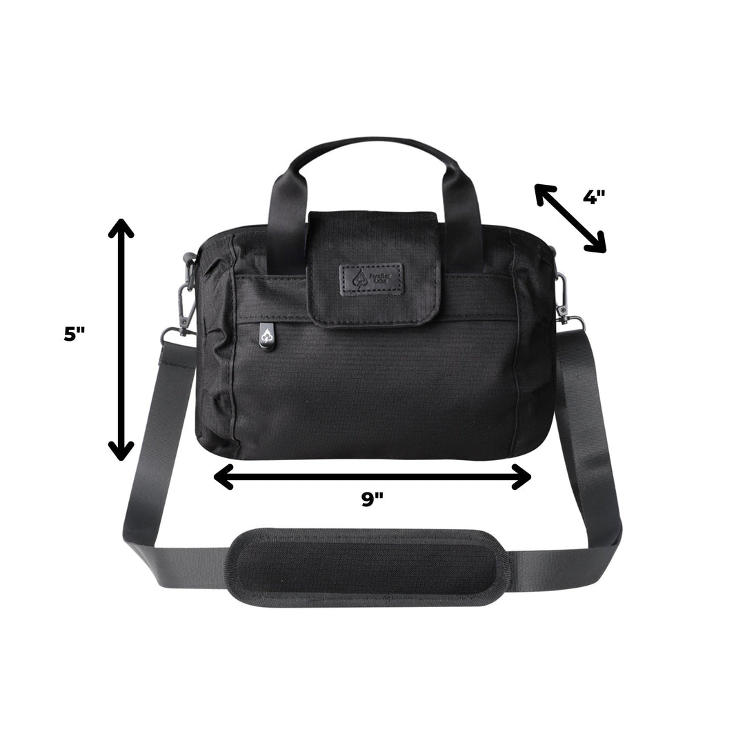 Essential Smell Proof Mini Duffle Bag - Fashionable, Discreet + Hidden Lock (FireBar Labs x PBAL)