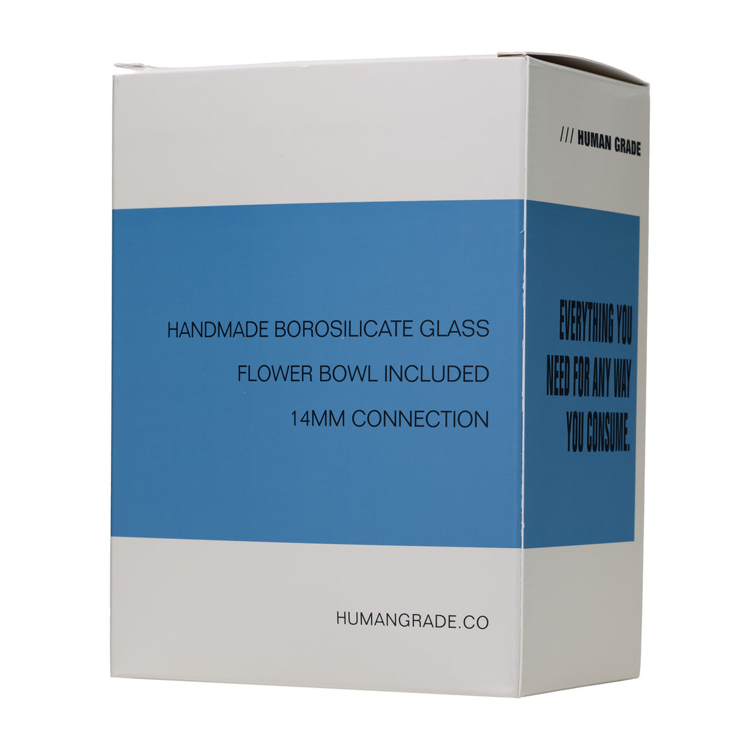 Human Grade 6" Sidecar Bubbler (Blue)