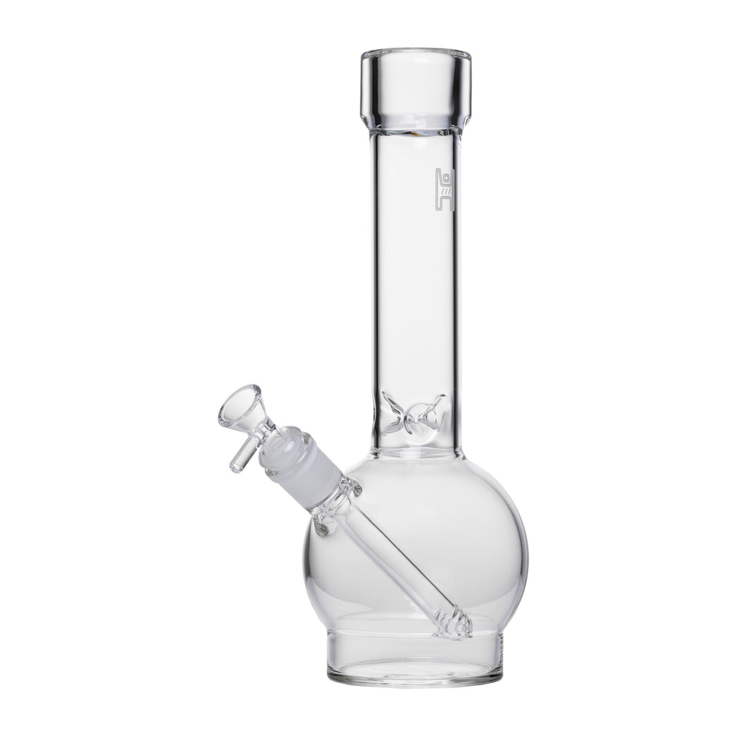 Human Grade 12" Ball Water Pipe (Clear)