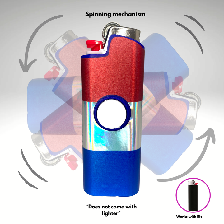 Fidget Spinner Lighter Case (Netherlands Flag)