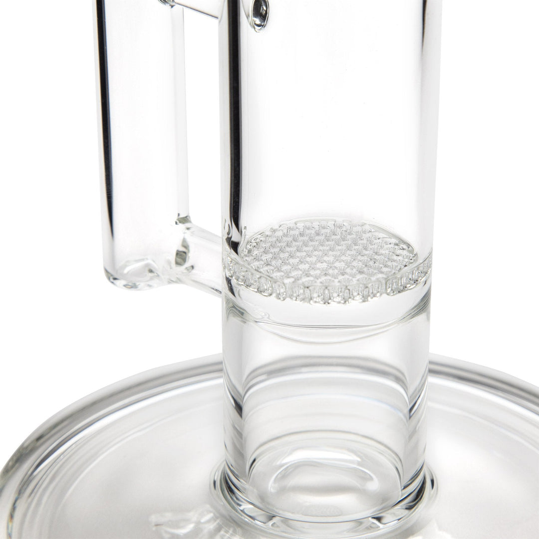 grav 16" straight tube honeycomb perc water pipe