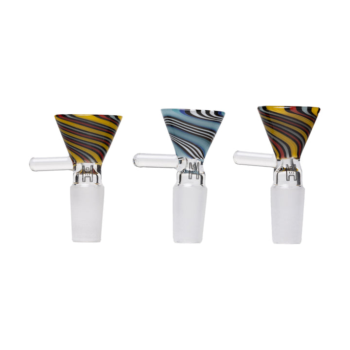 Human Grade Pack of 3 Spiral Martini Bowls (14mm)
