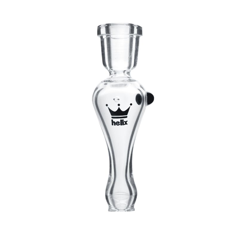 Helix Glass Solo Chillum (Black)