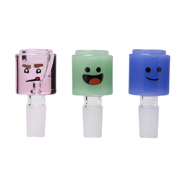 Human Grade Pack of 3 'Block Head' Bowls (14mm)