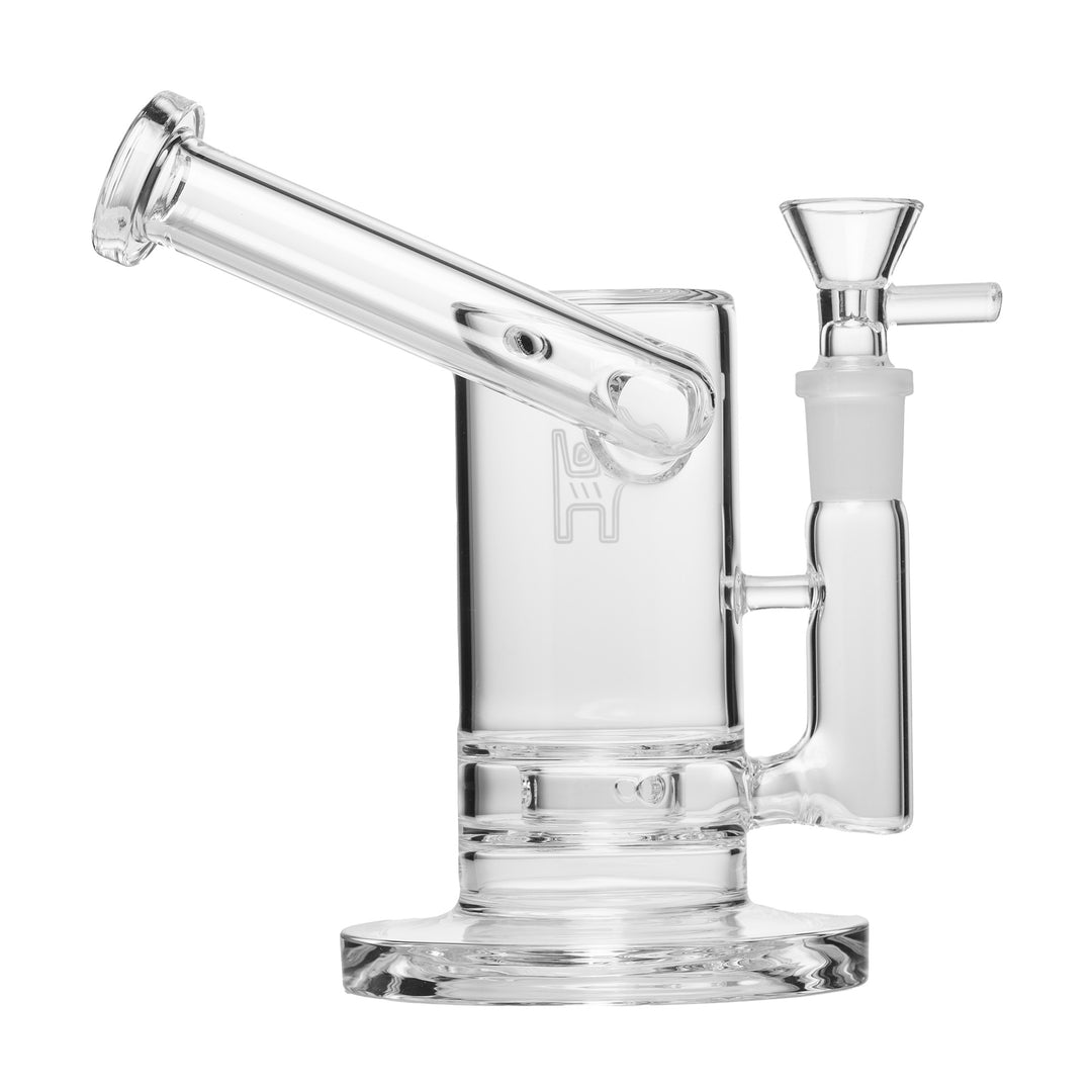 Human Grade 6" Sidecar Bubbler (Clear)