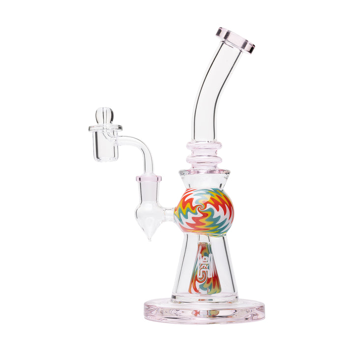 Human Grade 10" Mini Gumball Dab Rig (Pink)