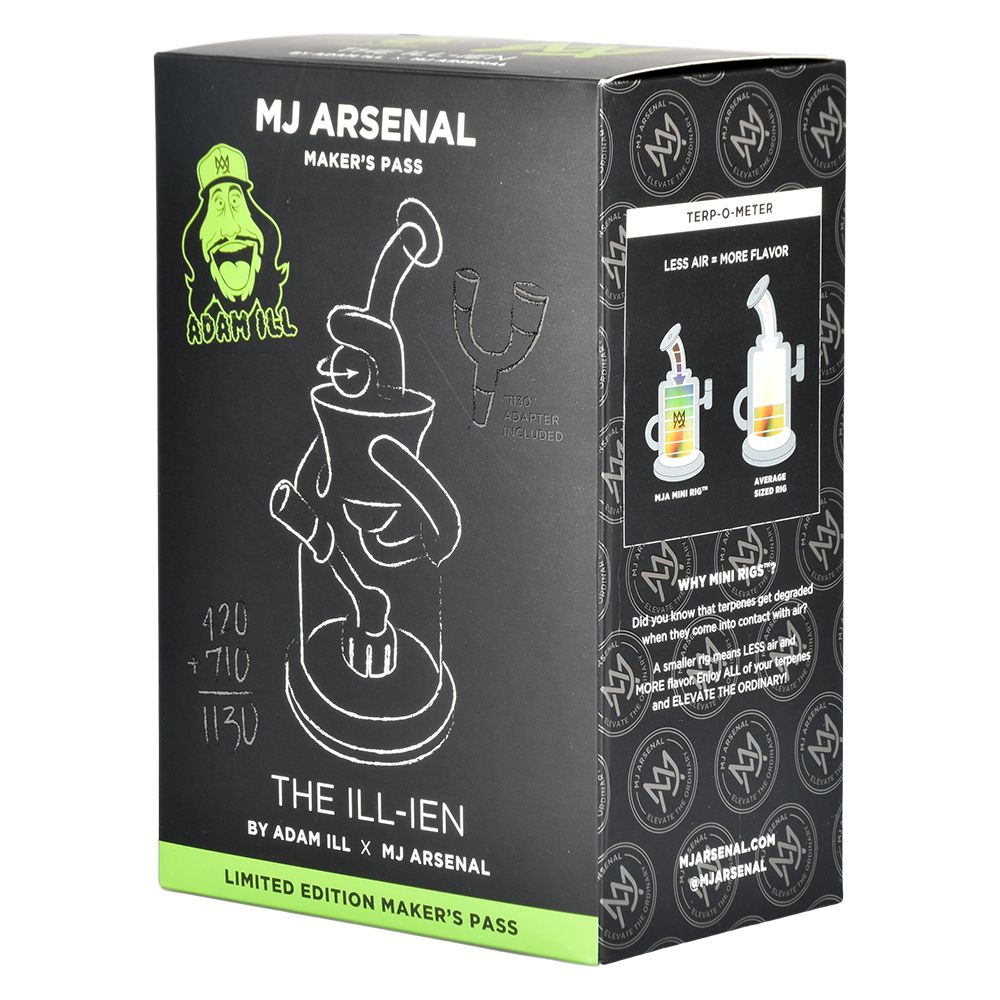 mj arsenal ill ien dual use 8" dab rig set